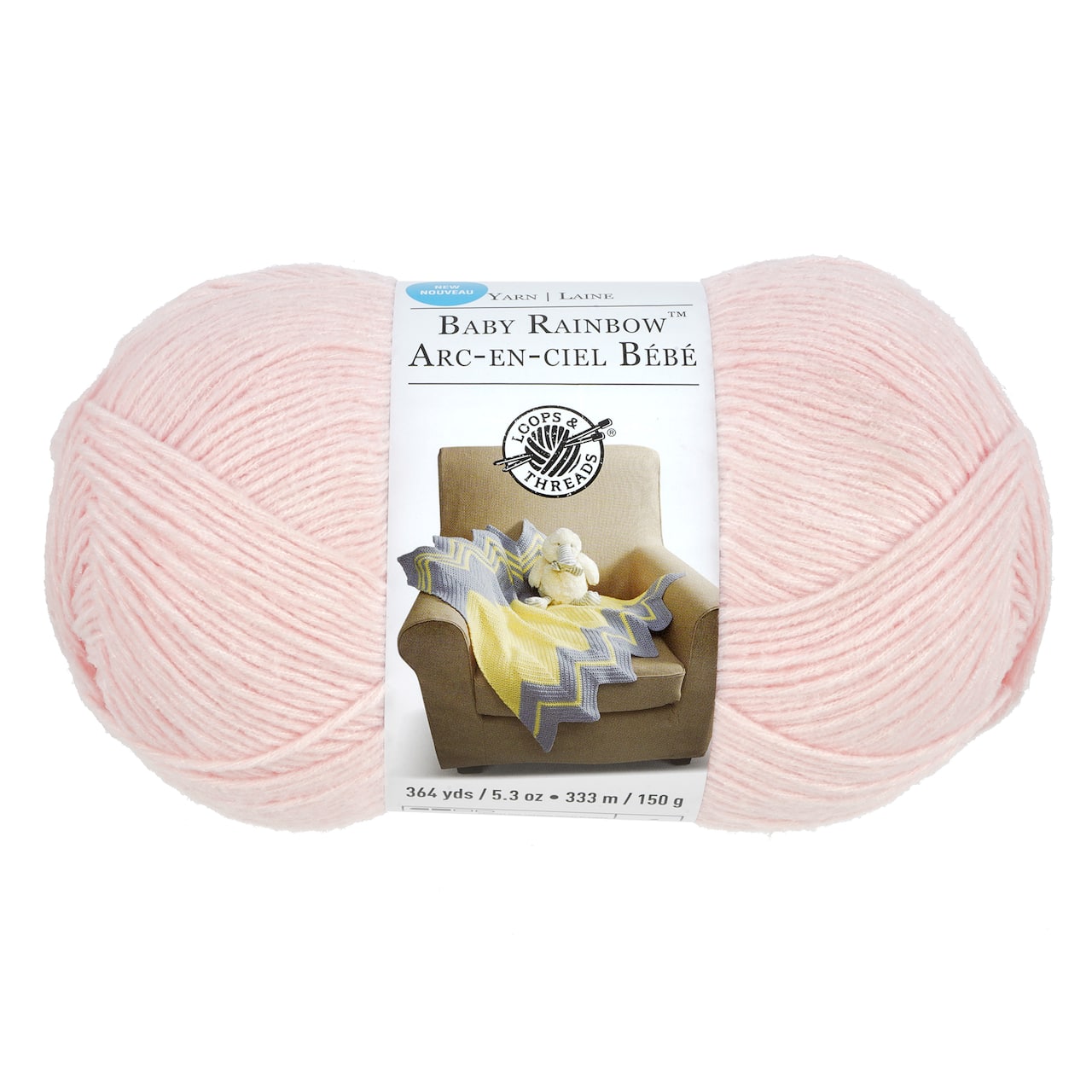 15 Pack: Brushed Rainbow™ Yarn by Loops & Threads®